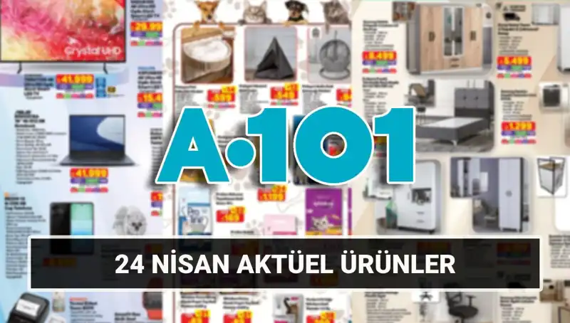 A101’in 24 Nisan Aktüel Kataloğu ile Ev Gereçlerinde Fırsatlar Sizleri Bekliyor!
