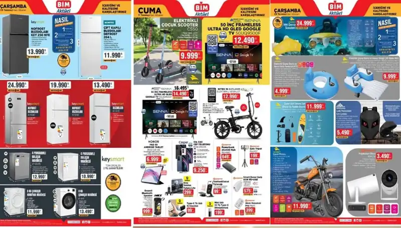 BİM'den Şaşırtan Aktüel Katalog: Elektronik ve Ev Eşyaları Uygun Fiyatlarla!