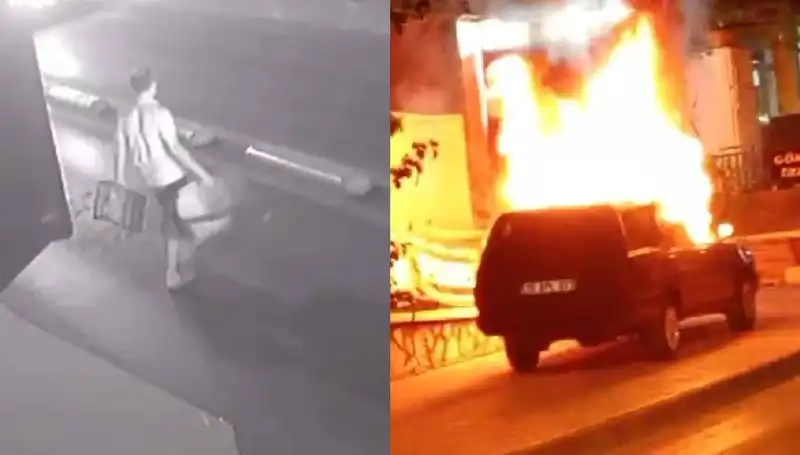 Boşanma Süreci Tersine Dönüşen Eş: Olay Aracını Yaktı!
