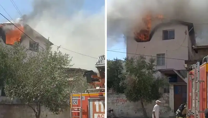 Hatay’da Evde Çıkan Yangında Küçük Çocuk Hastaneye Kaldırıldı!