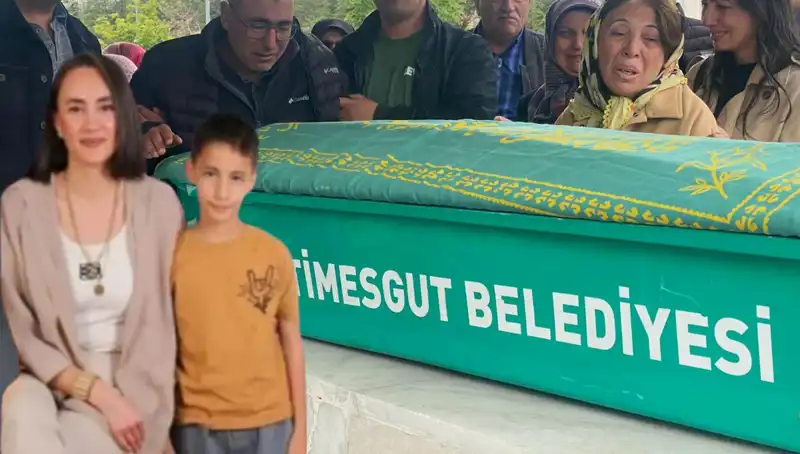 : Merve Öğretmen ve Oğluna Son Veda: Duygusal Anlar Yaşandı